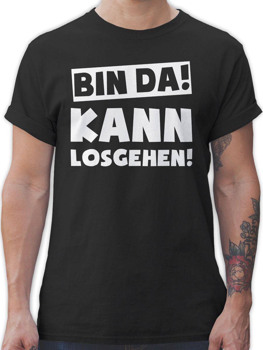 Shirtracer Bin da kann losgehen: T-Shirt Rucksack Shirtracer Günstiger Verkauf