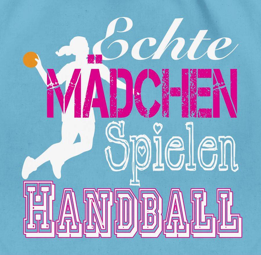Shirtracer Echte Mädchen Spielen Handball weiß Shirts & Mehr Shirtracer Kostenloser Versand