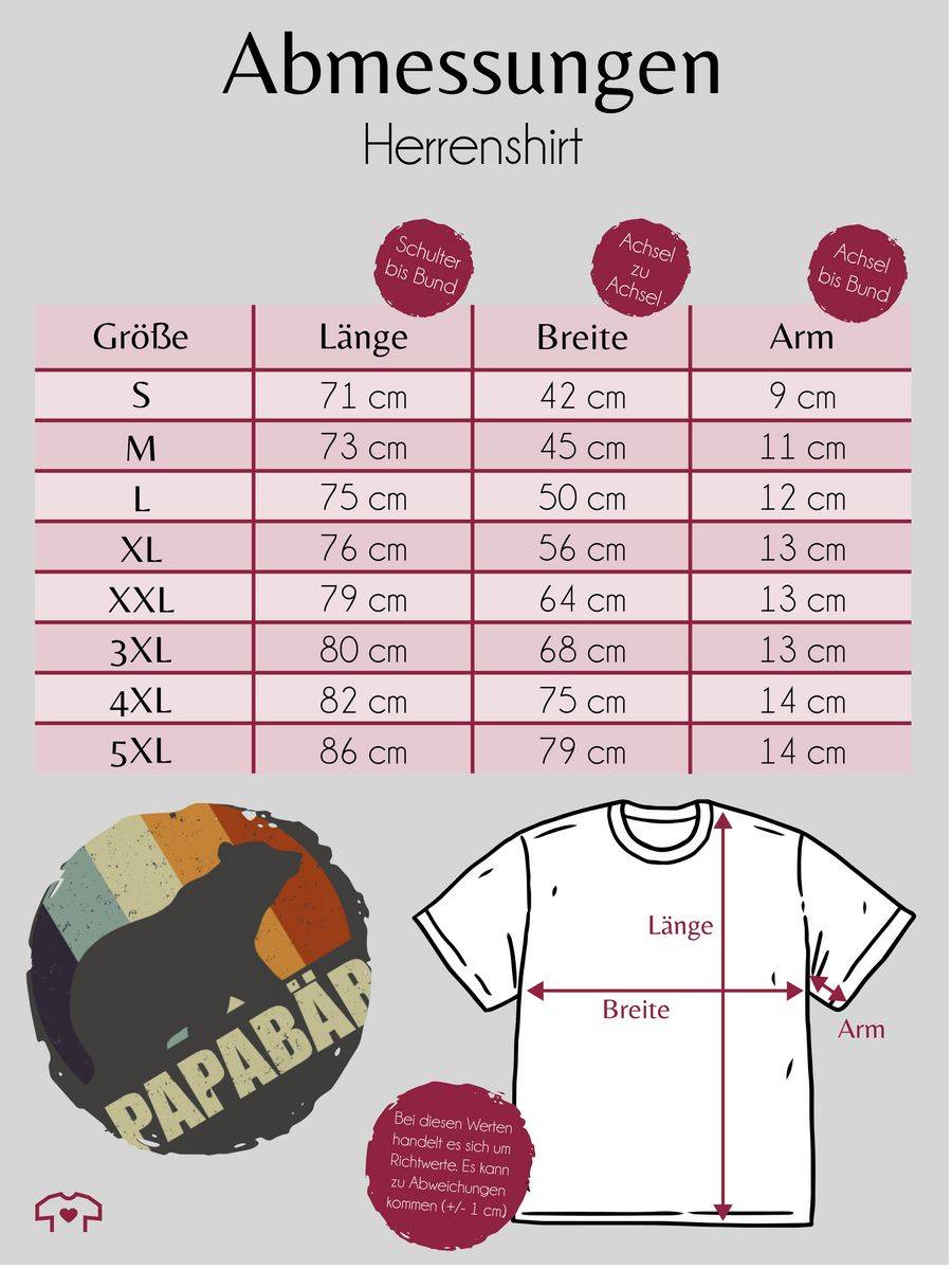 Shirtracer Papa Bär Vintage: T-Shirt Gym Bag Shirtracer Fabrikpreis