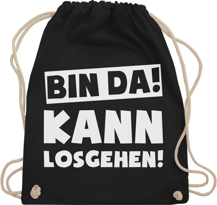 Shirtracer Bin da kann losgehen: T-Shirt Rucksack Shirtracer Black Friday