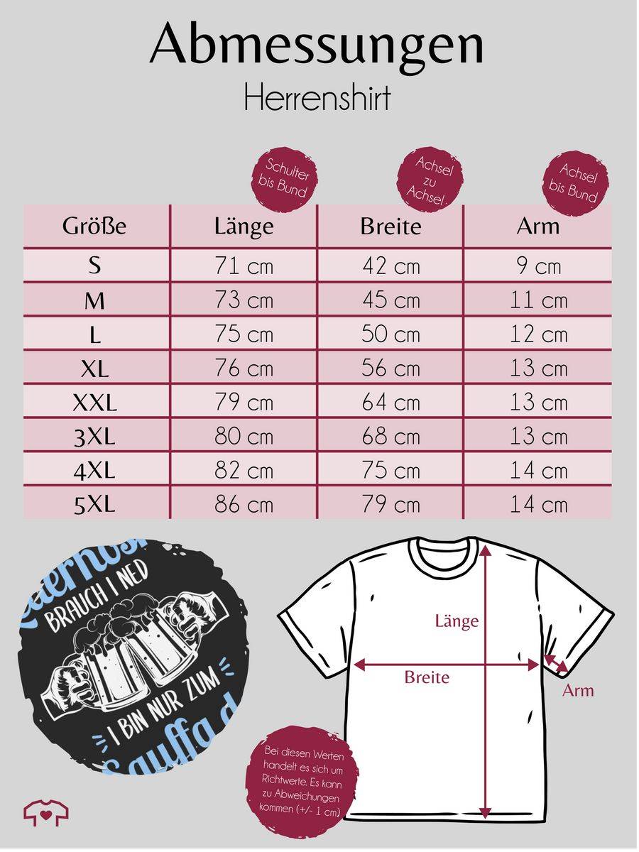 Shirtracer Lederhosn? Brauch i ned! Bin nur zum Sauffa da - weiß und hellblau Shirts & Me Shirtracer Osterangebot