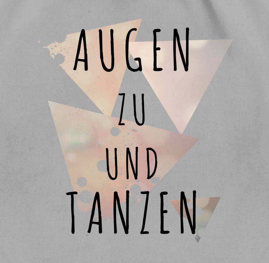 Shirtracer Augen zu und tanzen - schwarz Shirts & Mehr Shirtracer Online Outlet