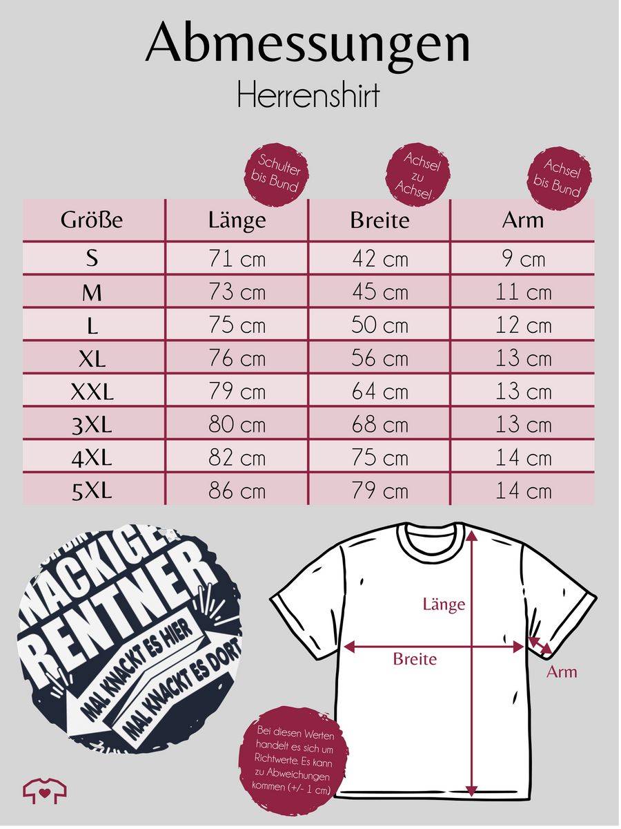 Shirtracer Ich bin ein knackiger Rentner: T-Shirt Turnbeutel Shirtracer Räumungsverkauf
