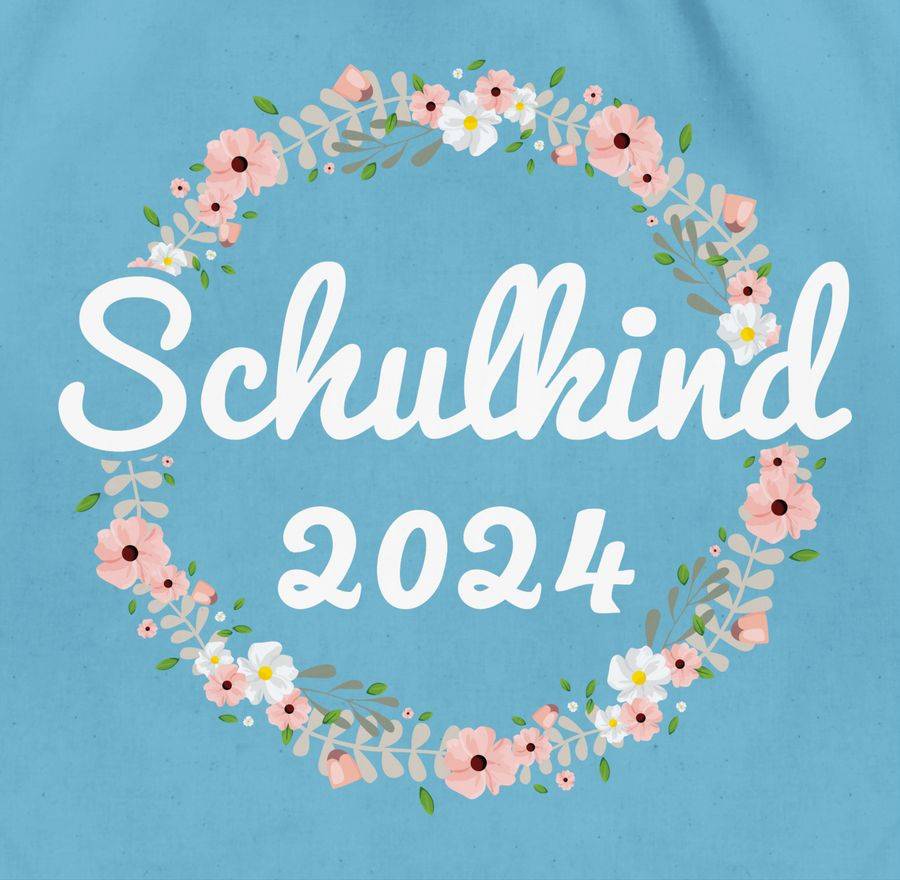 Shirtracer Schulkind 2024: Tshirt Turnbeutel Shirtracer Super Sparpreis