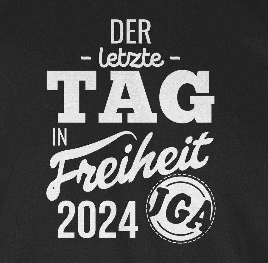 Shirtracer Der letzte Tag in Freiheit 2024 Shirts & Mehr Shirtracer Schlussverkauf