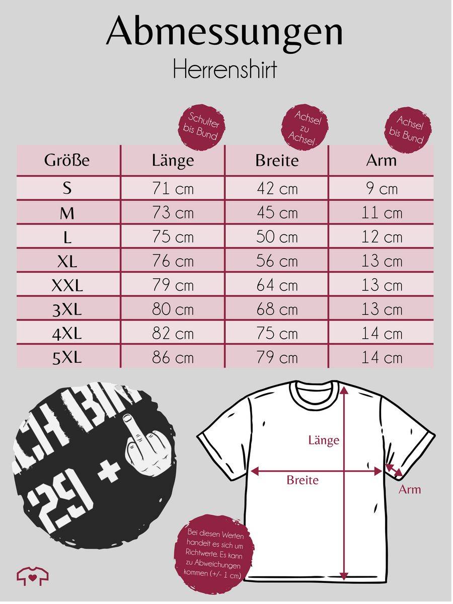 Shirtracer Ich bin neunundzwanzig + Shirts & Mehr Shirtracer Fabrikverkauf
