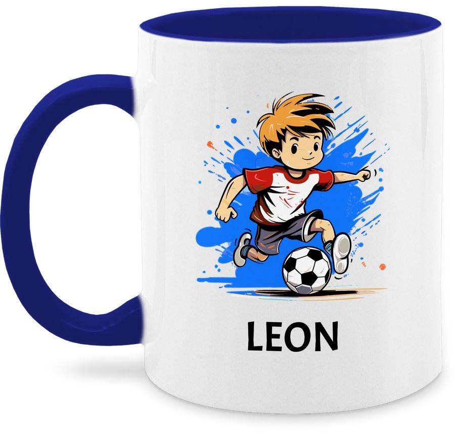 Shirtracer Fußball Junge Fußballer Geschenk Kinder Name Shirts & Mehr Shirtracer Fabrik Onlineshop
