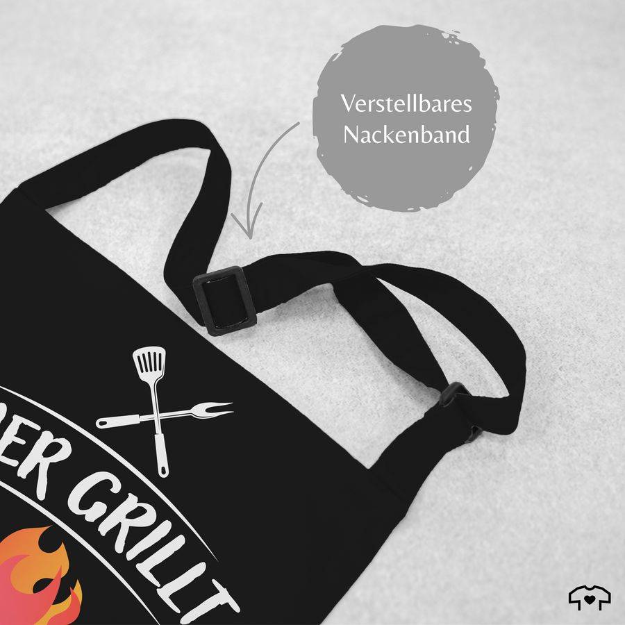 Shirtracer Hier grillt Name höchstpersönlich - Lustiges Geschenk Papa Vatertag Geburtstag: Shirtracer Preisnachlass