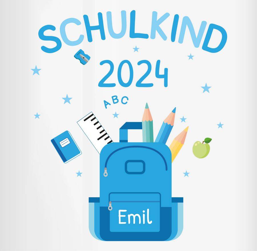 Shirtracer Schulkind 2024: T-Shirt Rucksack Shirtracer Weihnachtsangebot
