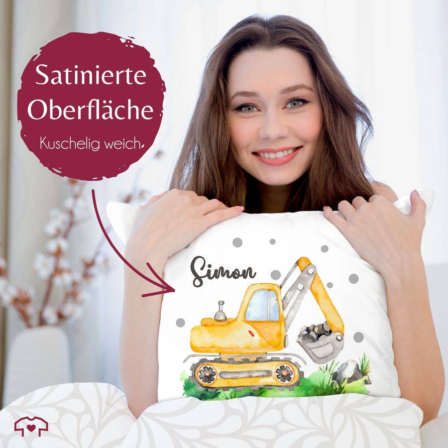 Shirtracer Bagger Baggerfahrer Geschenk: T-Shirt Turnbeutel Shirtracer Osterangebot