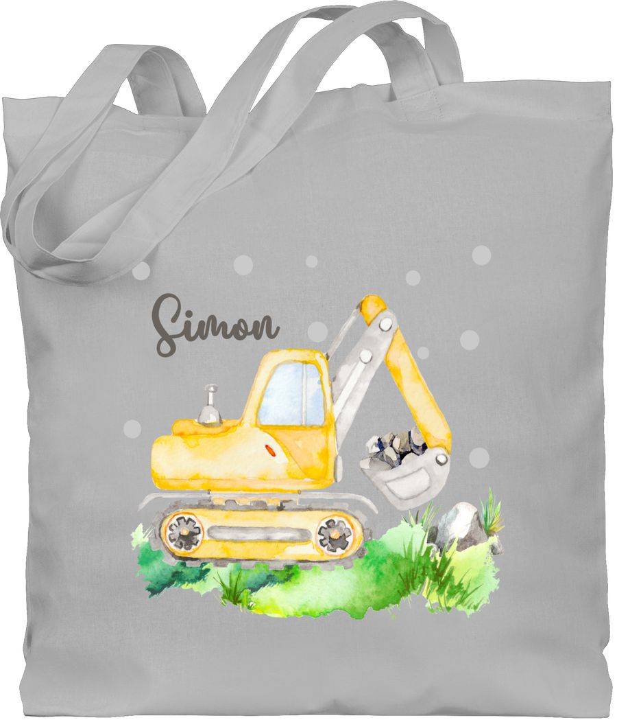 Shirtracer Bagger Baggerfahrer Geschenk: T-Shirt Turnbeutel Shirtracer Valentinstagsangebot