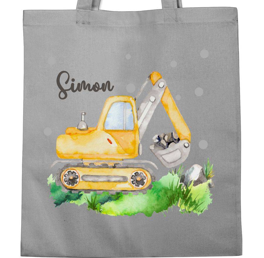 Shirtracer Bagger Baggerfahrer Geschenk: T-Shirt Turnbeutel Shirtracer Valentinstagsangebot