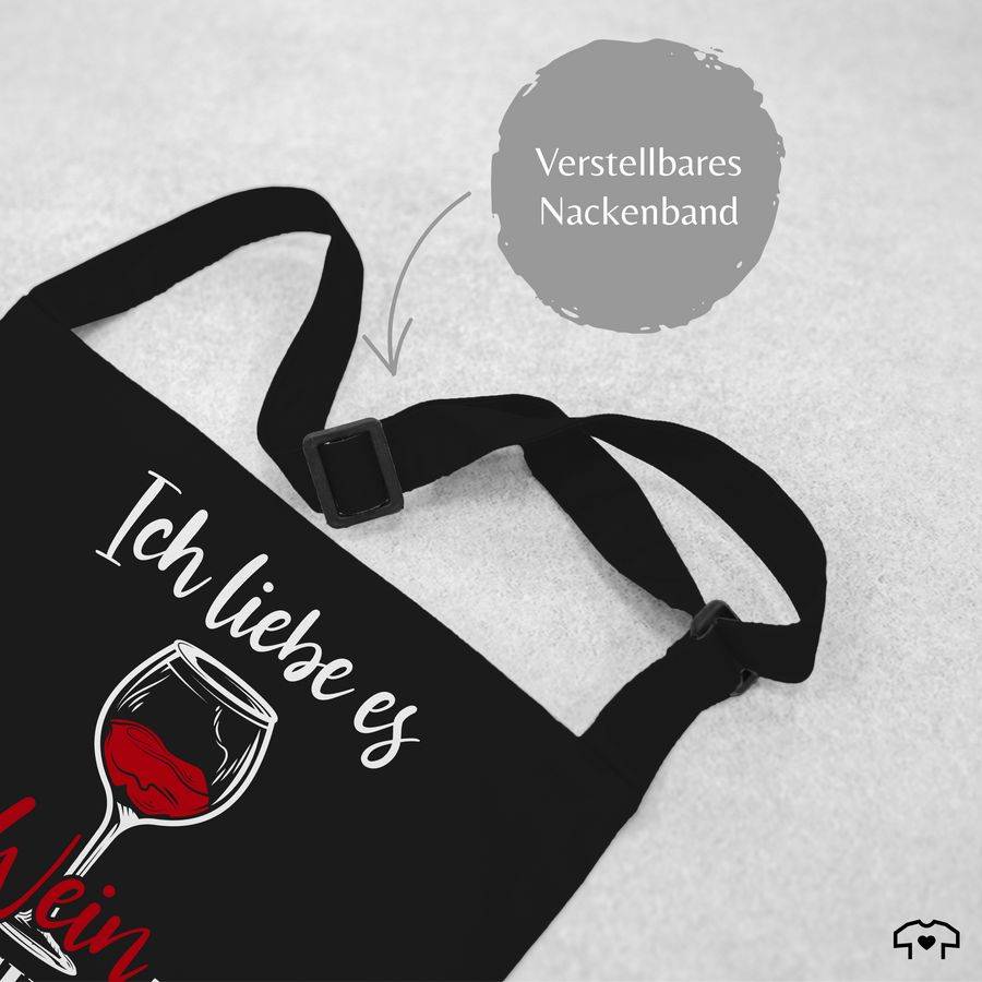 Shirtracer Ich liebe es mit Wein zu kochen - Kochen Geschenk Wein Lustig Weingeschenke Wein Shirtracer Blitzangebot