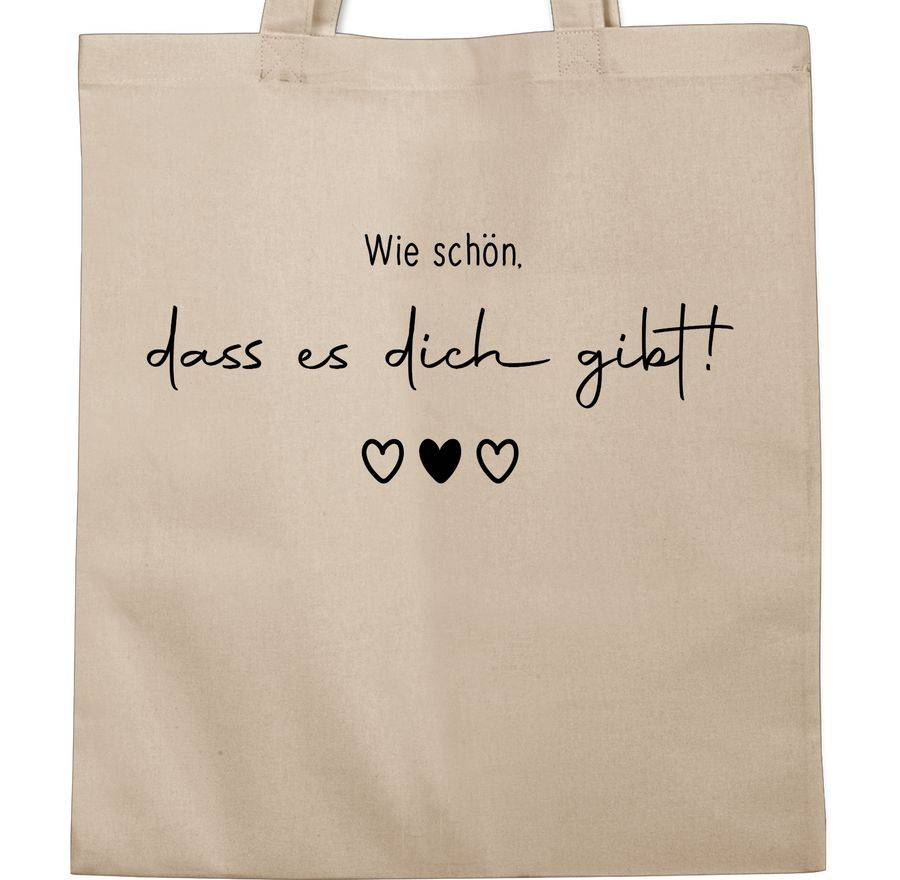 Shirtracer Schön dass es Dich gibt - Schöne Geschenke Beste Freundin Besten Freund Partner Shirtracer JETZT KAUFEN
