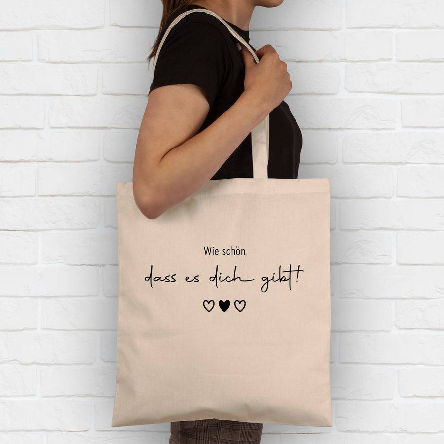 Shirtracer Schön dass es Dich gibt - Schöne Geschenke Beste Freundin Besten Freund Partner Shirtracer JETZT KAUFEN