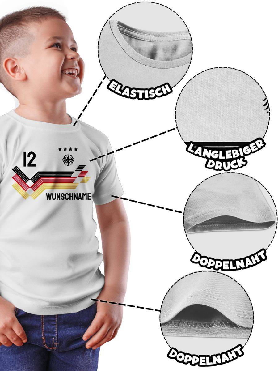 Shirtracer Trikot mit anpassbarem Namen und Trikotnummer: T-Shirt Gym Bag Shirtracer Super Rabatt