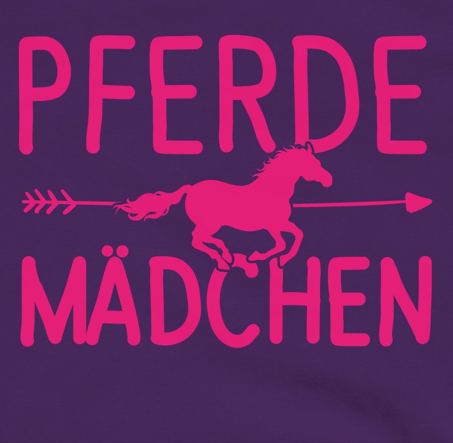 Shirtracer Pferde Mädchen Motiv fuchsia: T-Shirt Gym Bag Shirtracer 50% Rabatt mit kostenlosem Versand