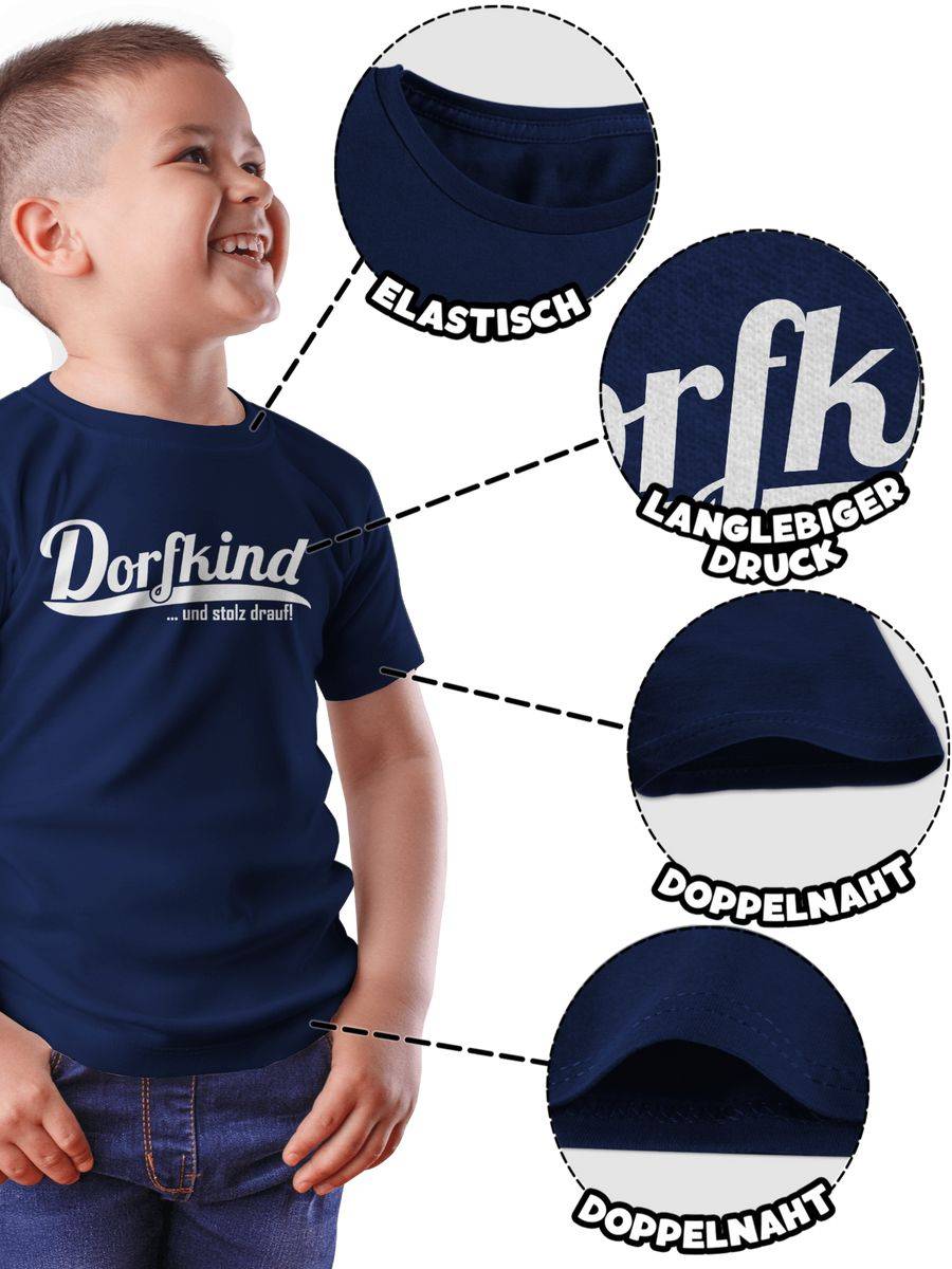 Shirtracer Dorfkind und stolz drauf Weiss Shirts & Mehr Shirtracer Verkauf