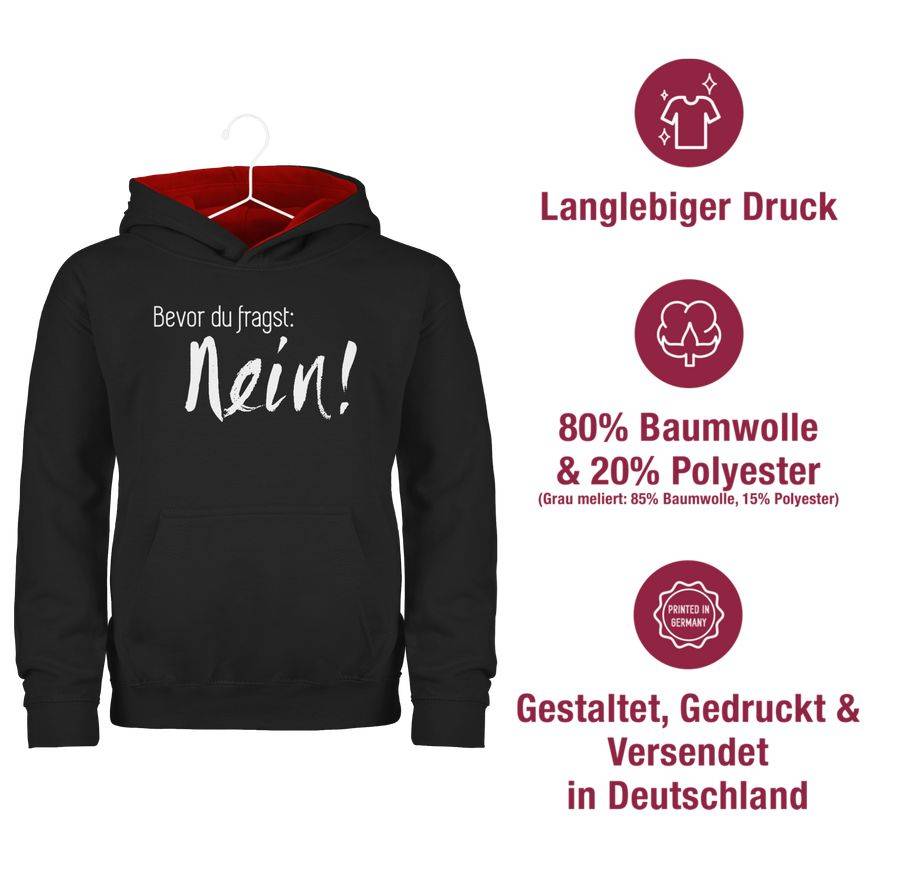 Shirtracer Bevor du fragst: Nein Shirts & Mehr Shirtracer Muttertagsangebot