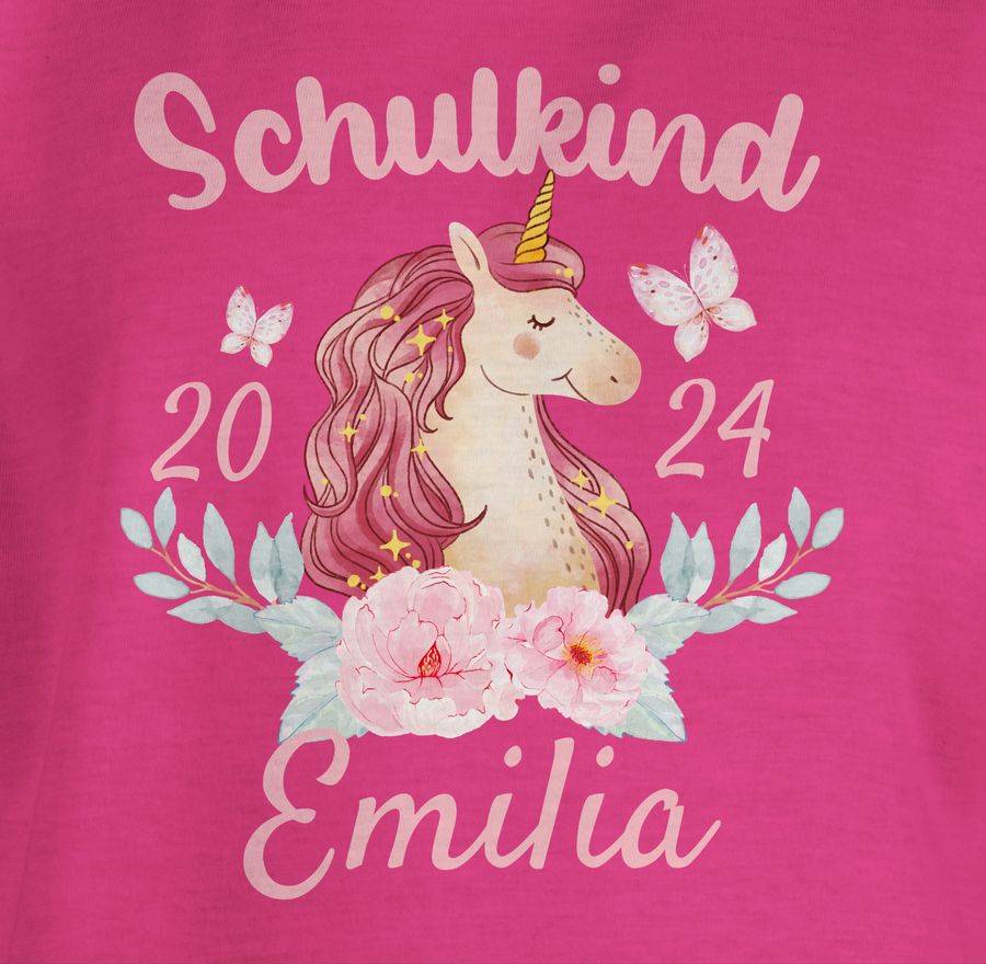 Shirtracer Schulkind Einhorn 2024 Shirts & Mehr Shirtracer Neueste Mode