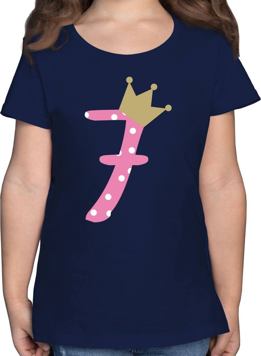 Shirtracer Sieben Krone Mädchen Siebter Shirts & Mehr Shirtracer