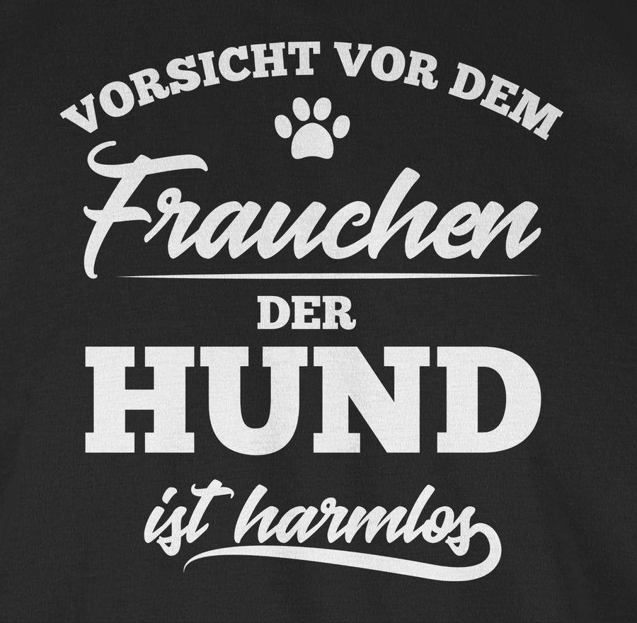 Shirtracer Vorsicht vor dem Frauchen der Hund ist harmlos Shirts & Mehr Shirtracer Riesige Ersparnisse