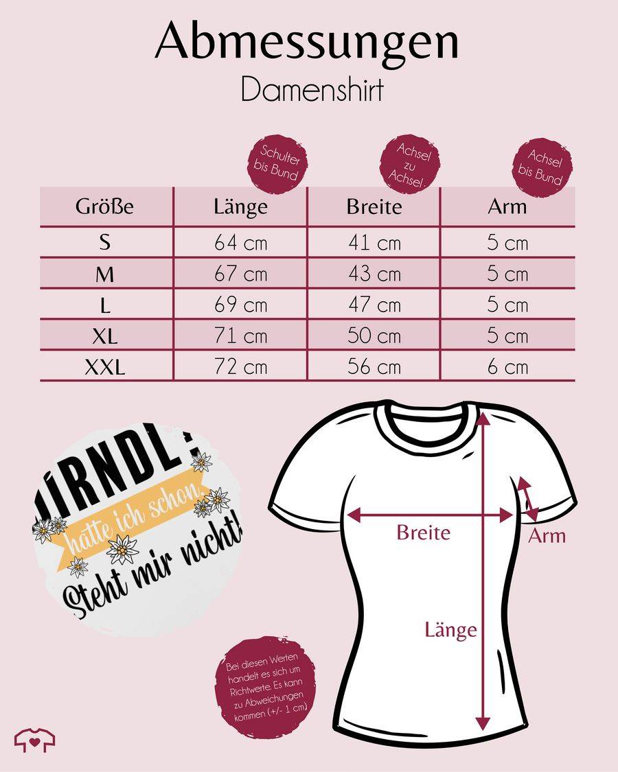 Shirtracer Dirndl - hatte ich schon steht mir nicht - schwarz: Tshirt Gym Bag Shirtracer Super Sparpreis