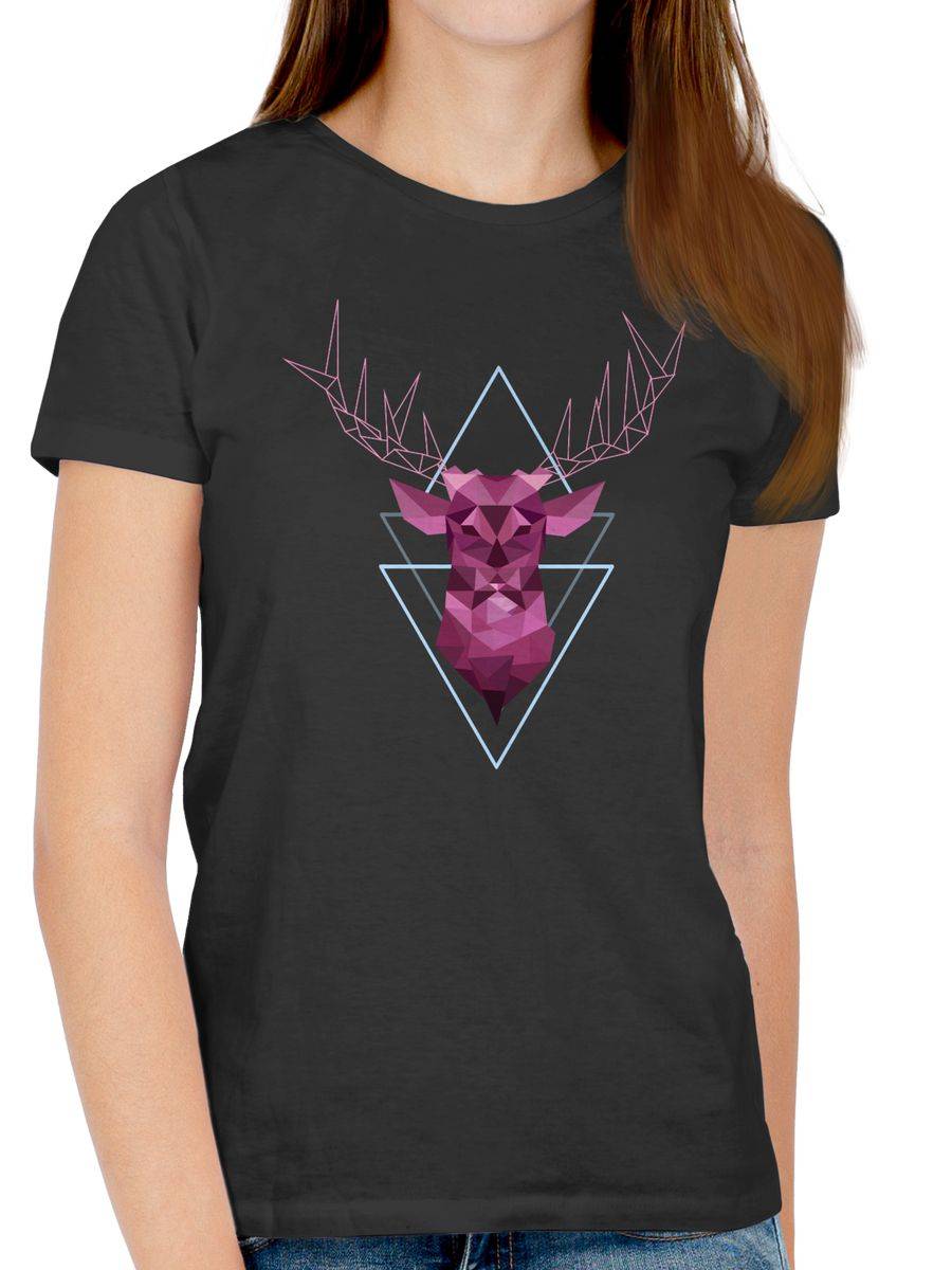 Shirtracer Hirsch Geometrisch Shirts & Mehr Shirtracer JETZT KAUFEN