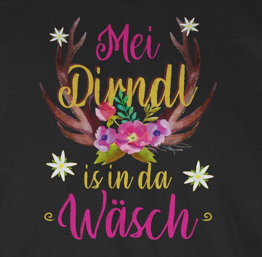 Shirtracer Mei Dirndl is in da Wäsch - Hirschgeweih Shirts & Mehr Shirtracer Zeitbegrenzte Promotion