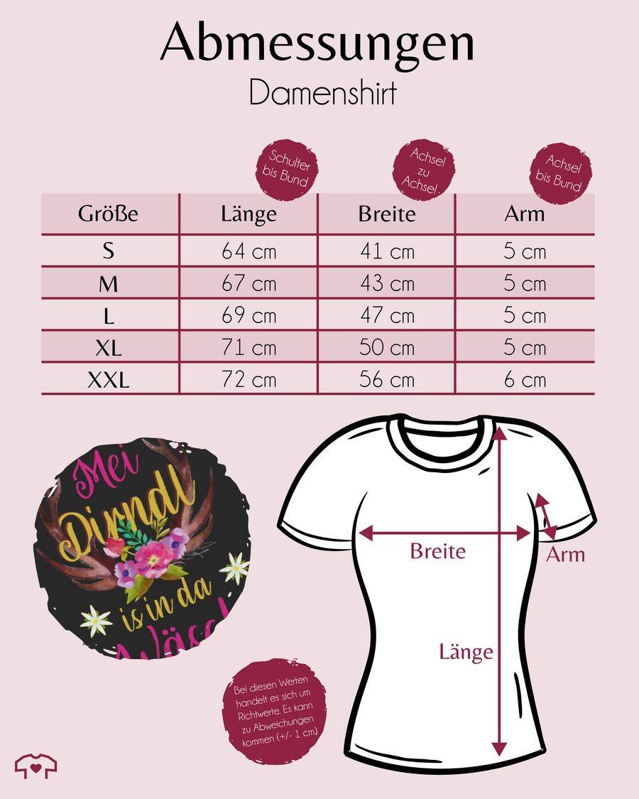 Shirtracer Mei Dirndl is in da Wäsch - Hirschgeweih Shirts & Mehr Shirtracer Zeitbegrenzte Promotion