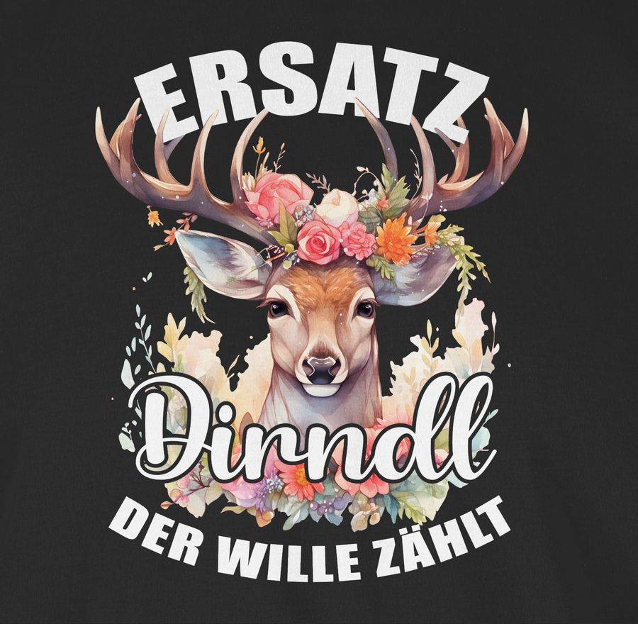 Shirtracer Dirndl Ersatz - Mein Dirndl ist in der Wäsche - Mei Dirndl is in da Wäsch: T-Shi Shirtracer Nur für heute
