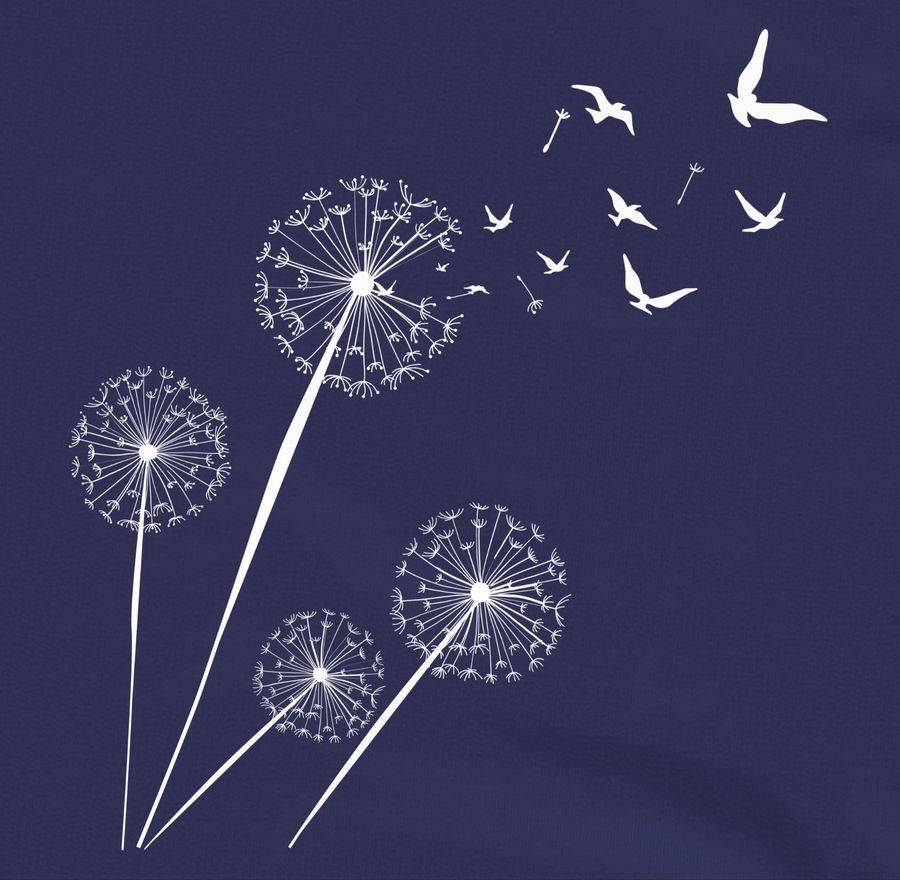 Shirtracer Pusteblume Vögel Shirts & Mehr Shirtracer Discount Store für neue Produkte