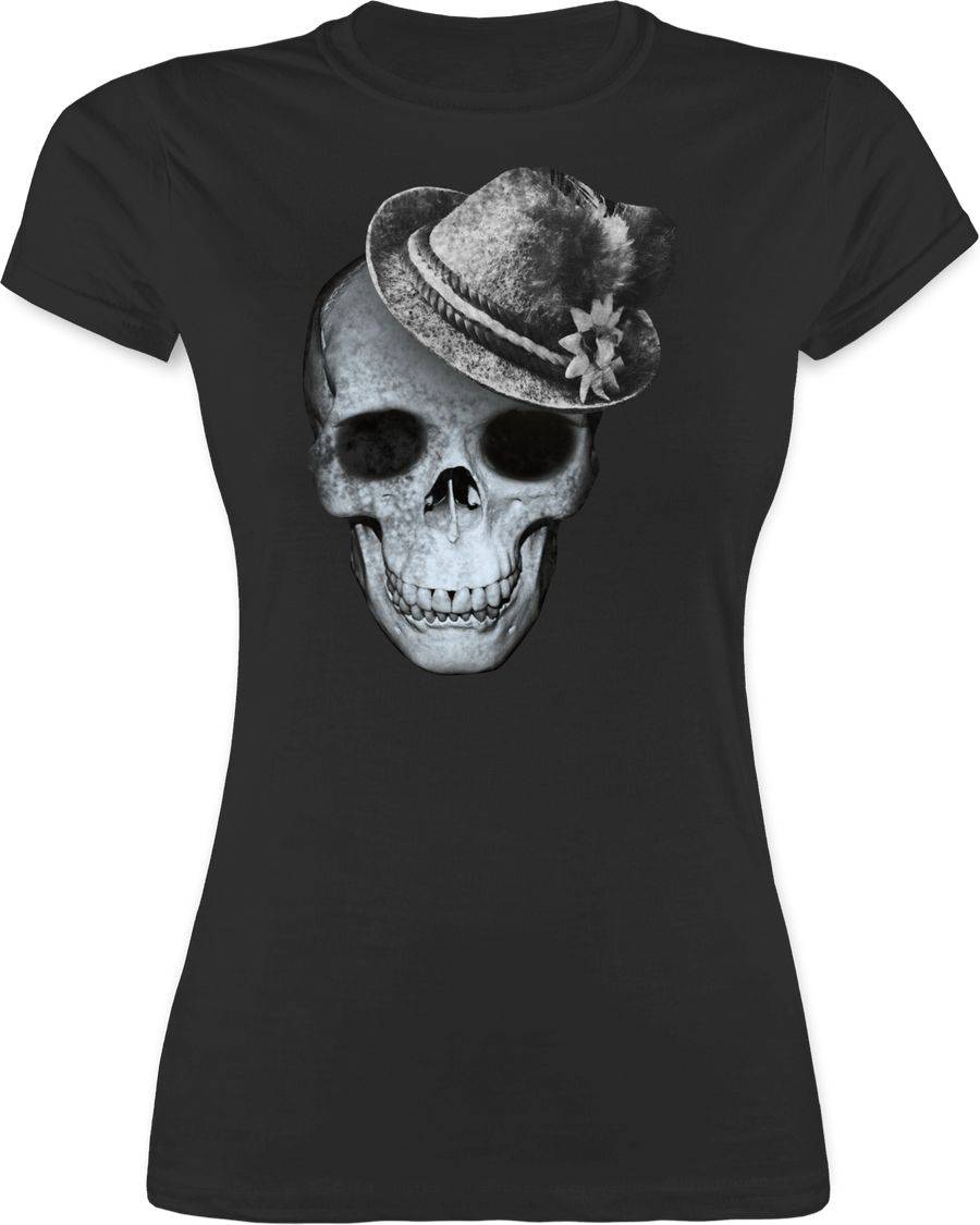 Shirtracer Totenkopf mit Filzhut: T-Shirt Gym Bag Shirtracer Riesige Rabatte