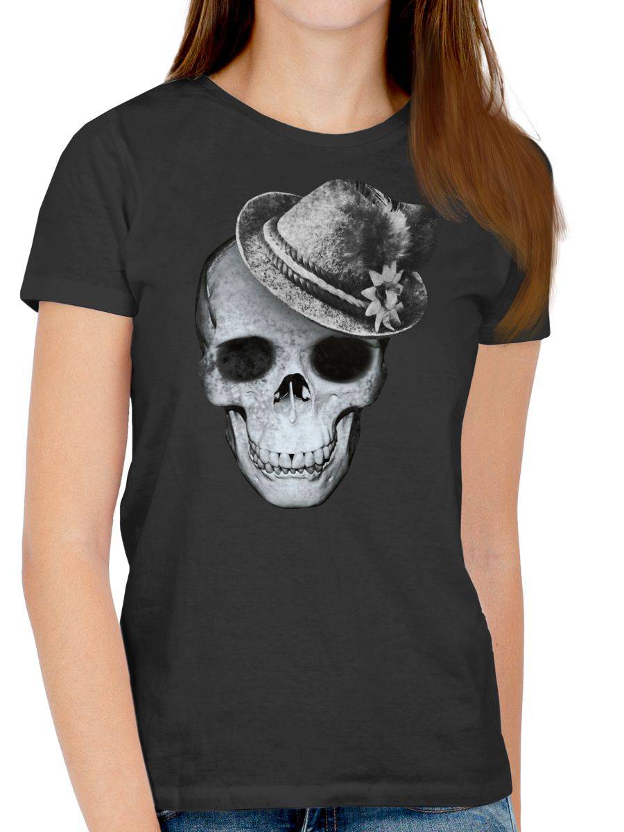Shirtracer Totenkopf mit Filzhut: T-Shirt Gym Bag Shirtracer Riesige Rabatte