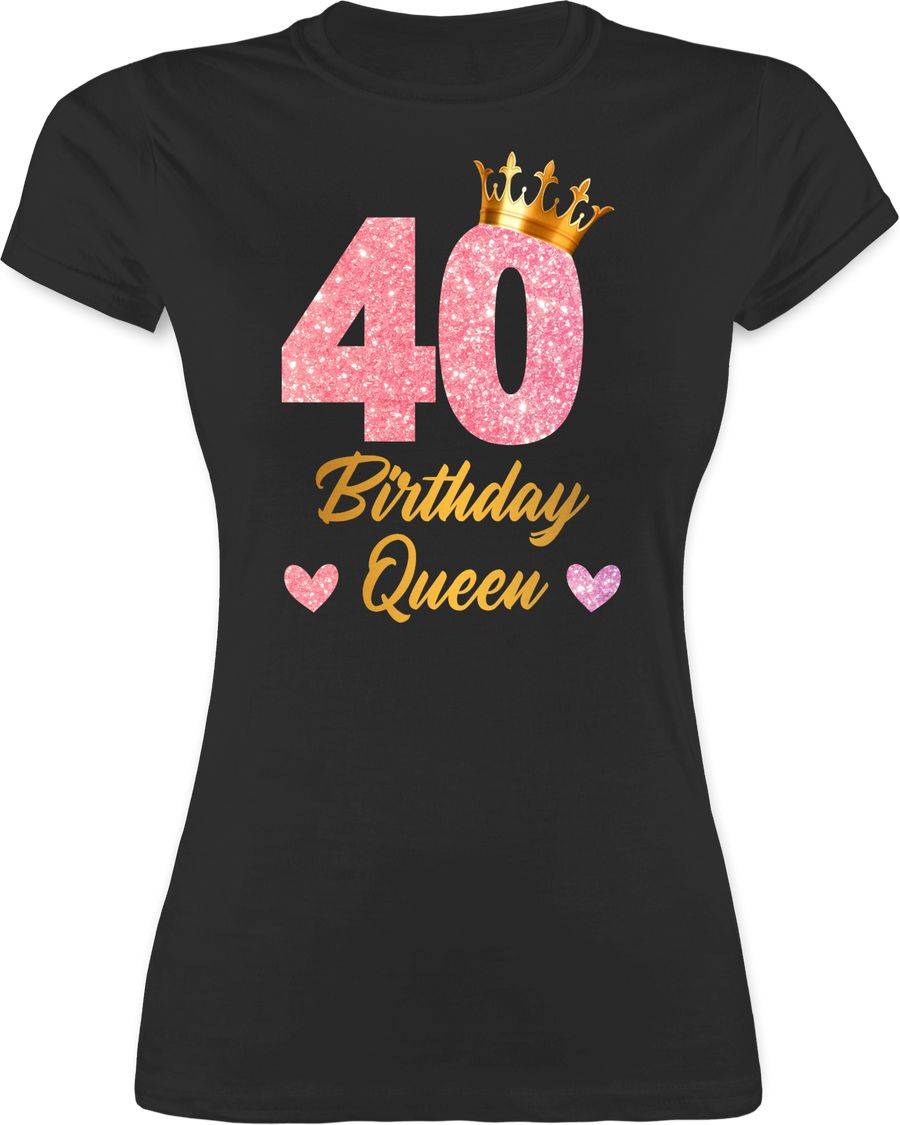 Shirtracer 40 Birthday Queen Geburtstags Königin Geburtstagsgeschenk 40: Tshirt Rucksack Shirtracer 50% Rabatt mit kostenlosem Versand