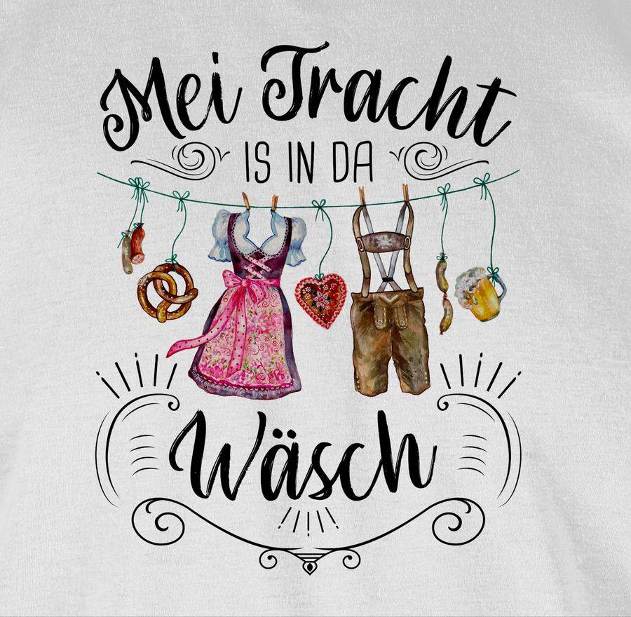 Shirtracer Mei Tracht is in da Wäsch - Wäscheleine Shirts & Mehr Shirtracer Clearance-Verkauf