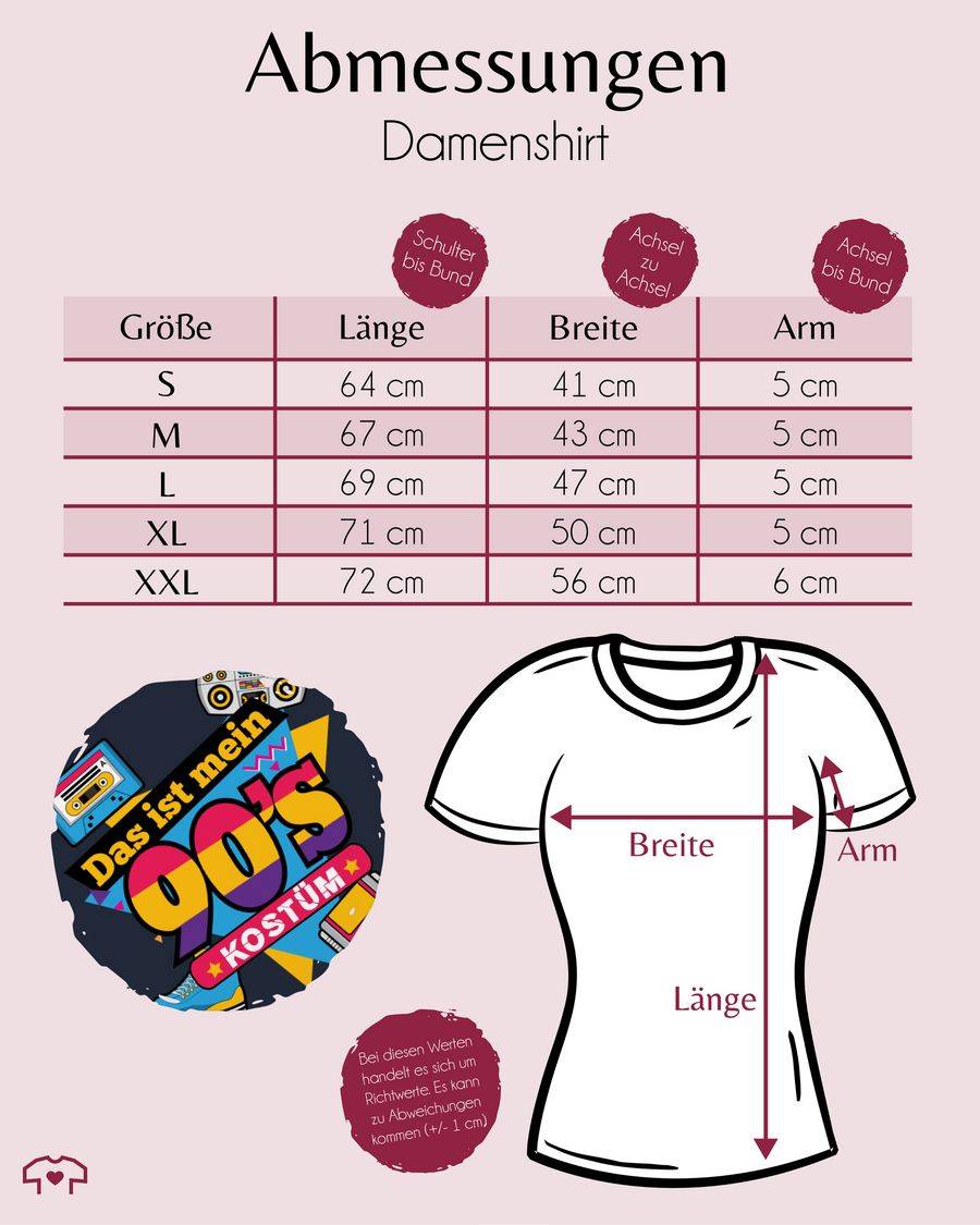 Shirtracer Das ist mein 90er Jahre Kostüm: Tshirt Rucksack Shirtracer Schlussverkauf