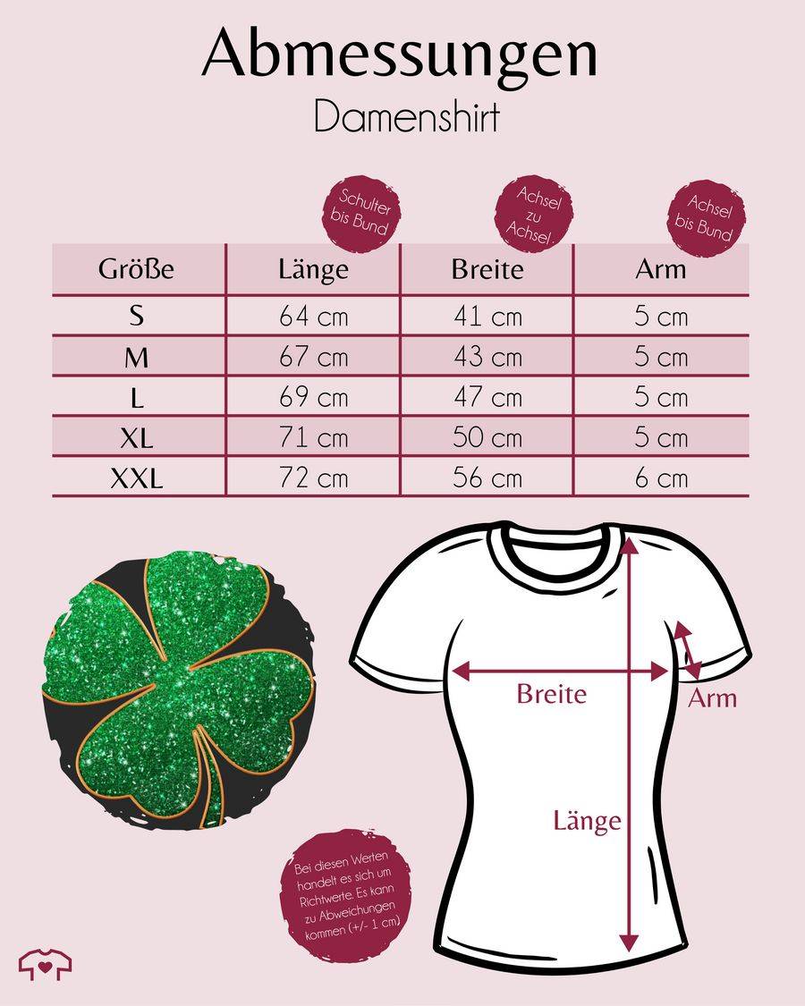 Shirtracer Kleeblatt Glitter Grün: T-Shirt Rucksack Shirtracer Großer Ausverkauf