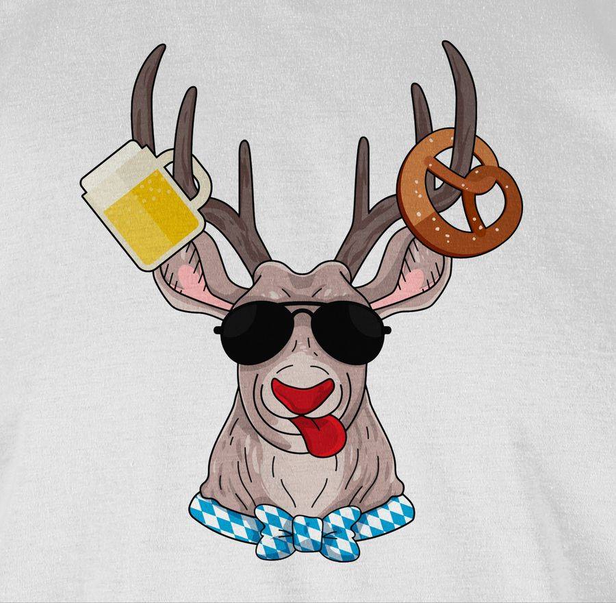 Shirtracer Oktoberfest Hirsch: T-Shirt Turnbeutel Shirtracer Cyber Monday