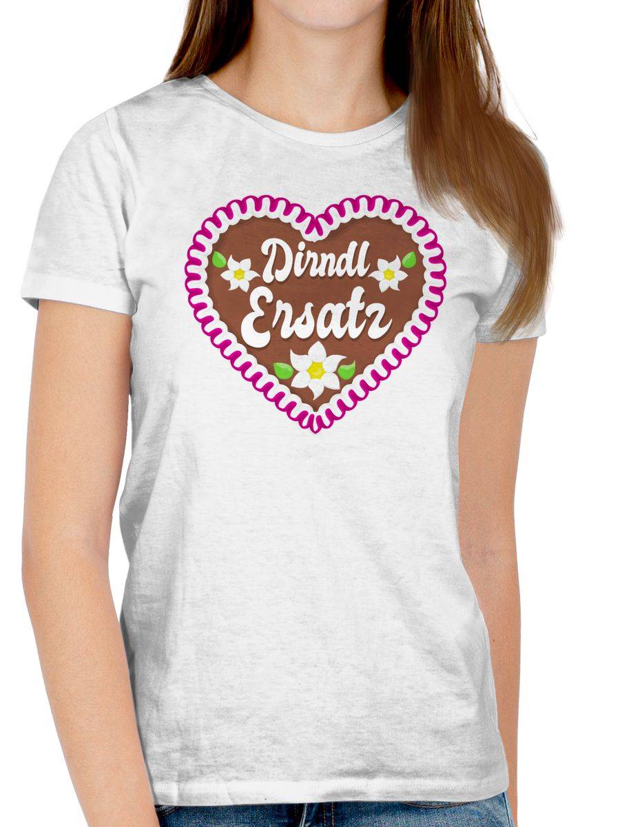 Shirtracer Dirndl Ersatz mit Lebkuchen: T-Shirt Turnbeutel Shirtracer Muttertagsangebot