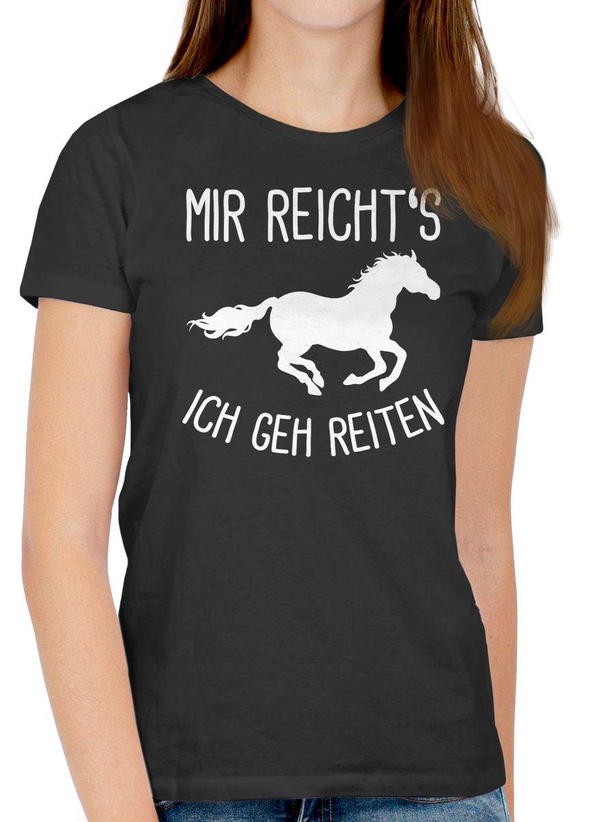 Shirtracer Mir reichts ich geh Reiten mit Pferd: T-Shirt Gym Bag Shirtracer Valentinstagsangebot