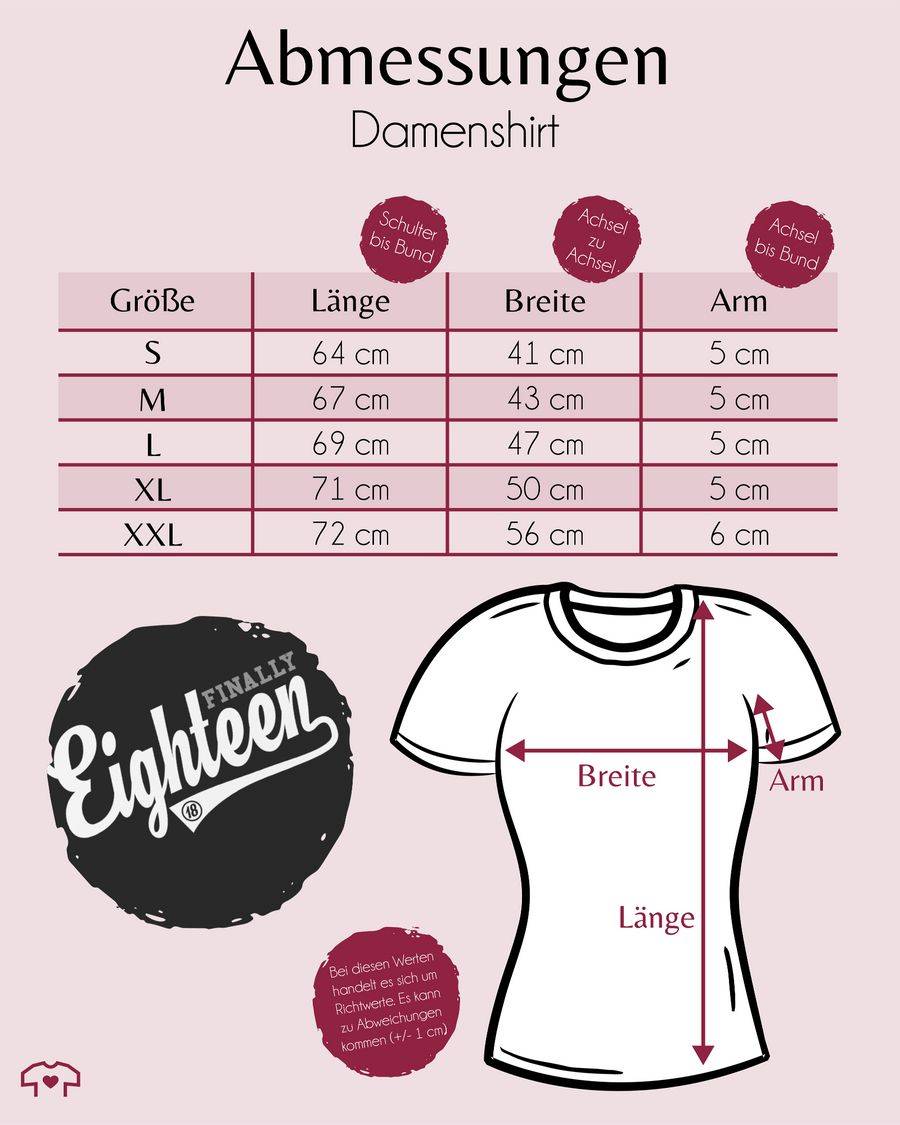 Shirtracer Finally Eighteen College Stil: Tshirt Turnbeutel Shirtracer Lagerräumung