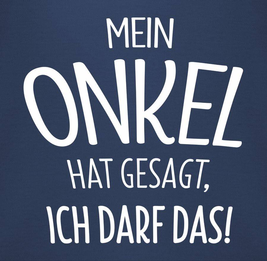 Shirtracer Mein Onkel hat gesagt ich darf das: T-Shirt Turnbeutel Shirtracer Räumungsverkauf