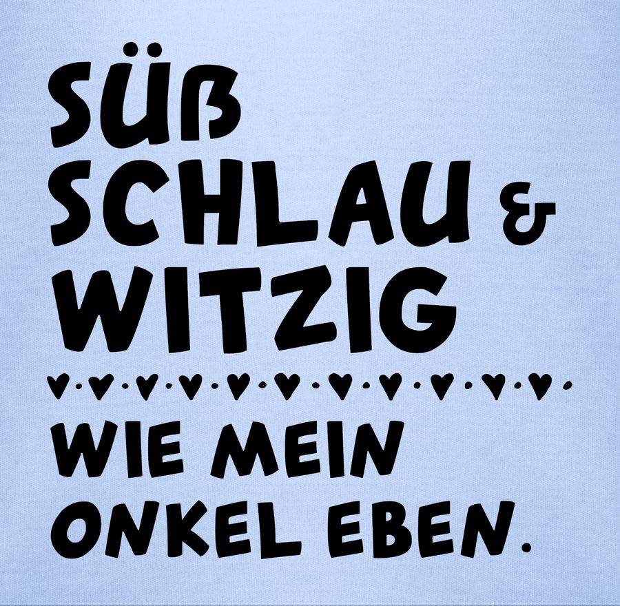 Shirtracer Süß schlau und witzig - wie mein Onkel eben - Schwarz Shirts & Mehr Shirtracer VIP-Rabatte