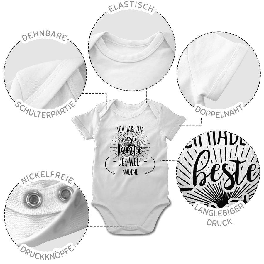Shirtracer Ich habe die beste Tante der Welt - Tante ist die Beste - Für die beste Tante Ge Shirtracer Wochenangebot