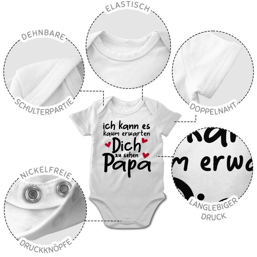 Shirtracer Ich kann es kaum erwarten dich zu sehen Papa Shirts & Mehr Shirtracer Letzte 2 Tage