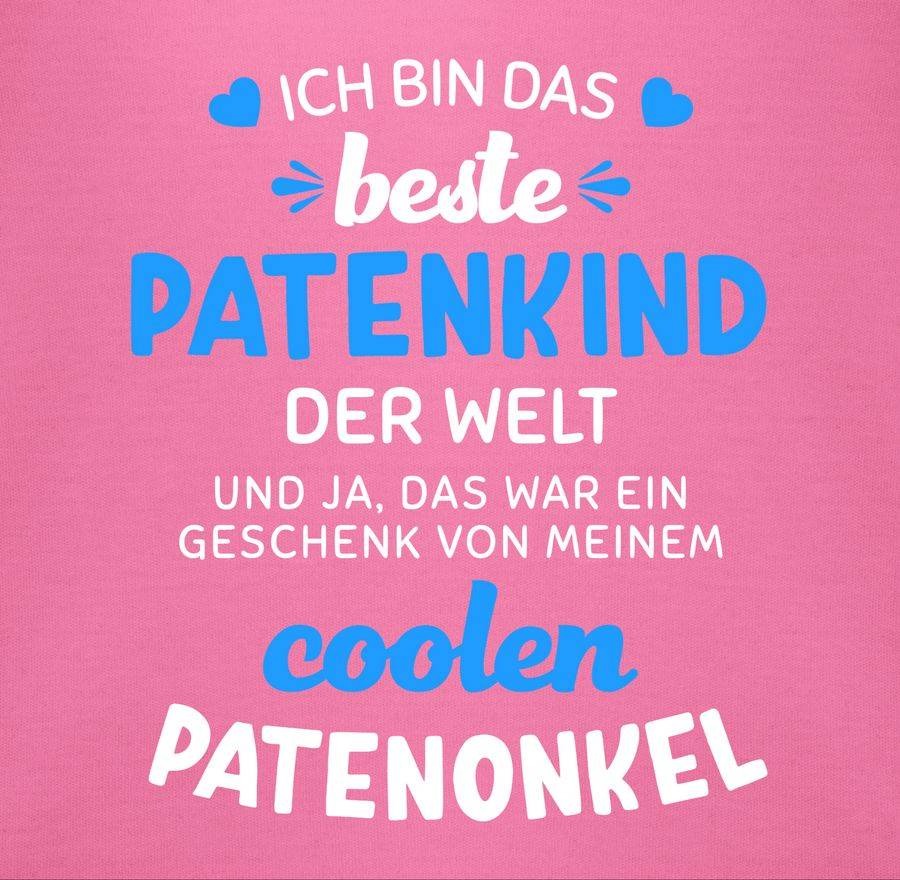 Shirtracer Ich bin das beste Patenkind der Welt weiß/blau Shirts & Mehr Shirtracer Bis zu 55% Rabatt