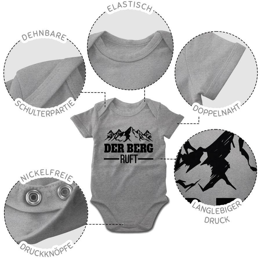 Shirtracer Der Berg ruft - schwarz: T-Shirt Rucksack Shirtracer Discount Store für neue Produkte
