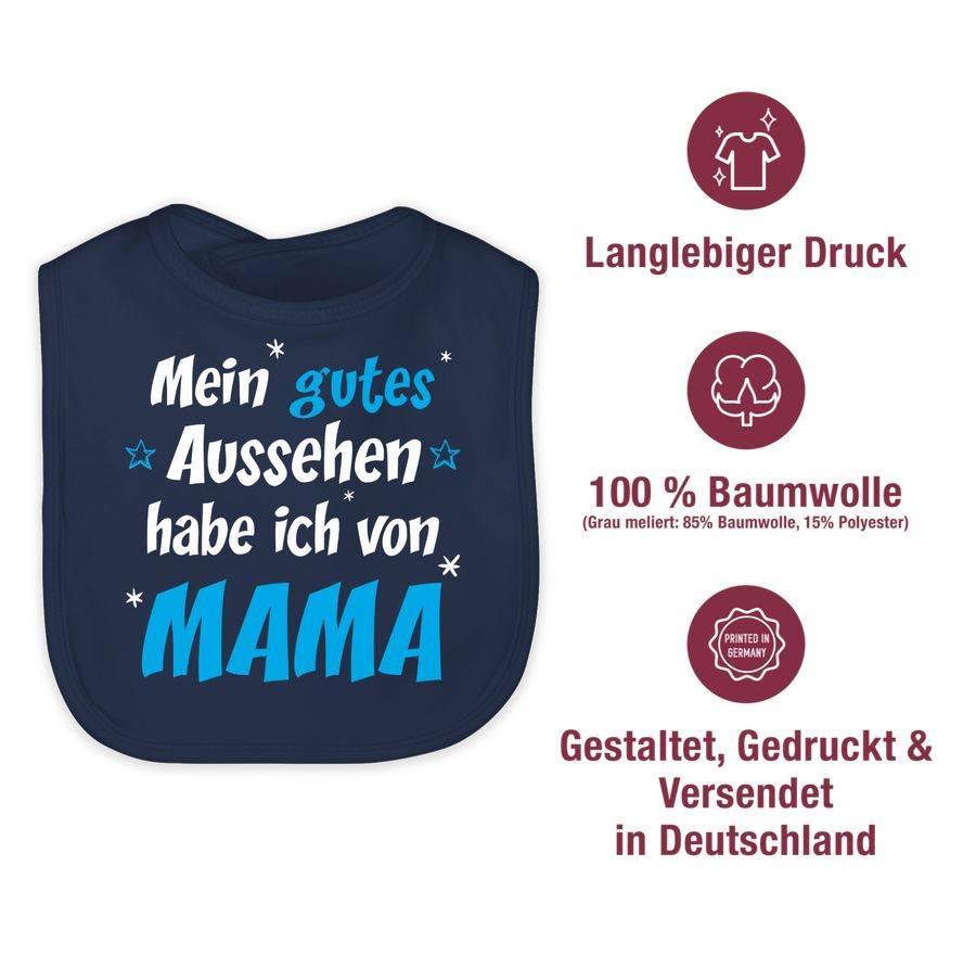 Shirtracer Mein gutes Aussehen Mama Junge: T-Shirt Turnbeutel Shirtracer Black Friday Preise