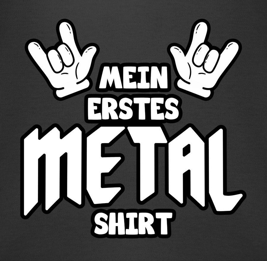 Shirtracer Mein erstes Metal Shirt Comic Shirts & Mehr Shirtracer Schlussverkauf